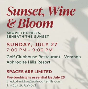 Sunset Wine Bloom